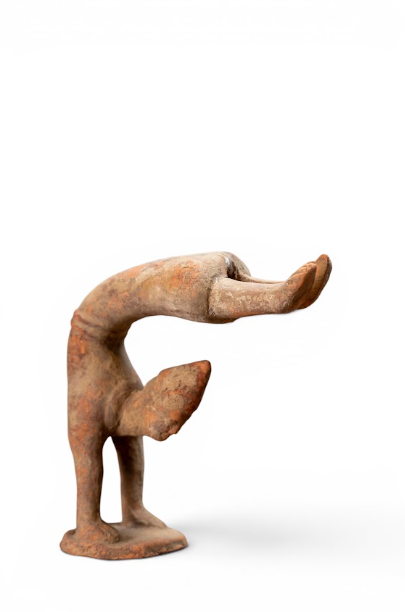 An acrobatic figure from the collection